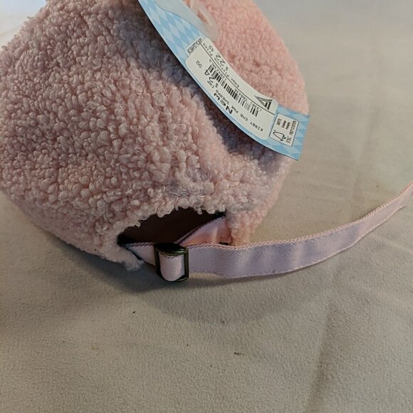 NEW Kirby Pink Sherpa Embroidered Baseball Cap Hat Nintendo Bioworld Adjustable - Picture 6 of 9